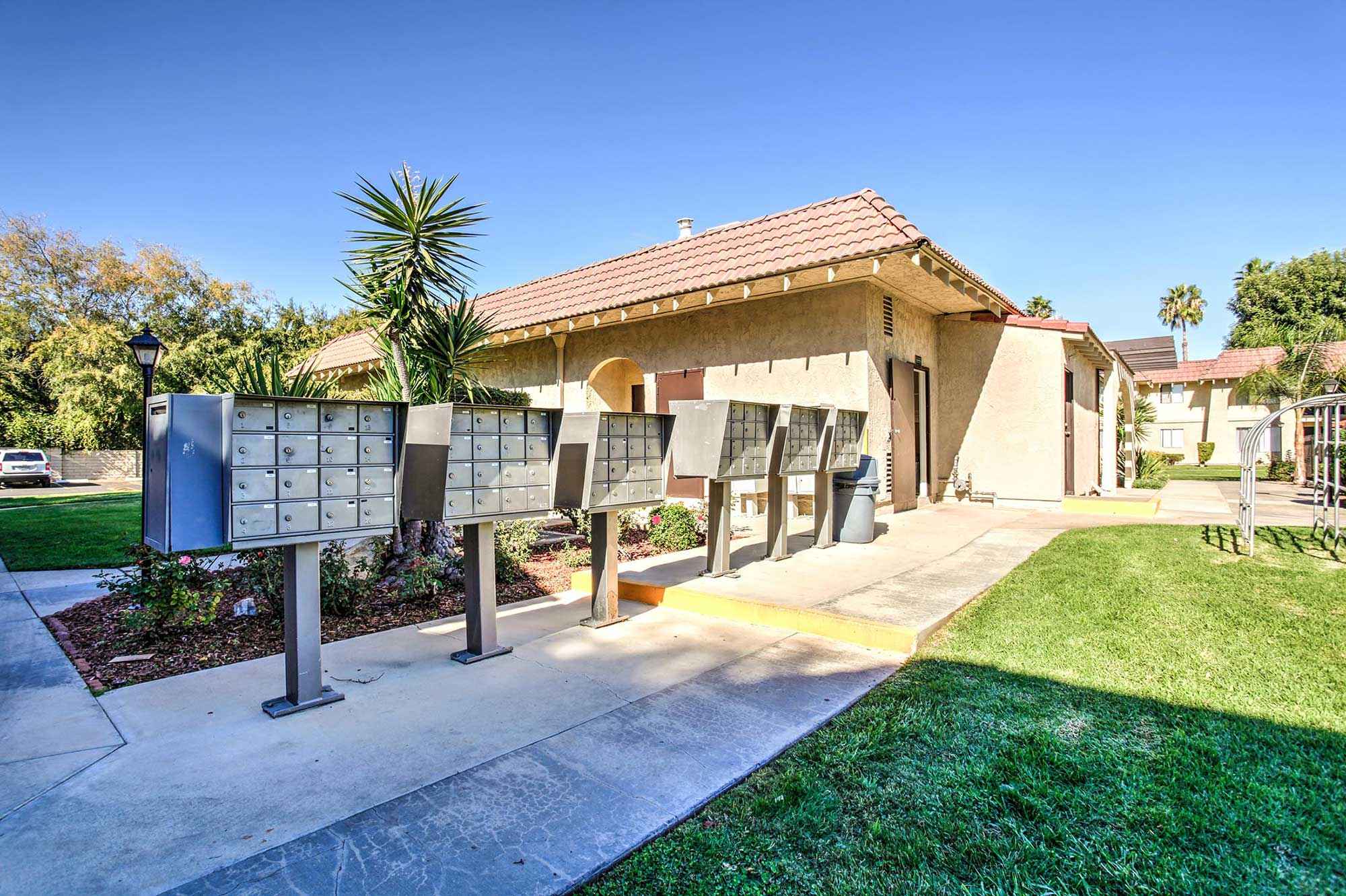 complex mailboxes at Shadow Mountain
