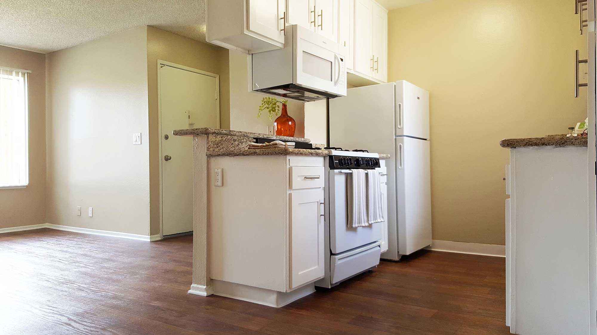 kitchen layout2 kitchen entrance way livingroom at Shadow Mountain