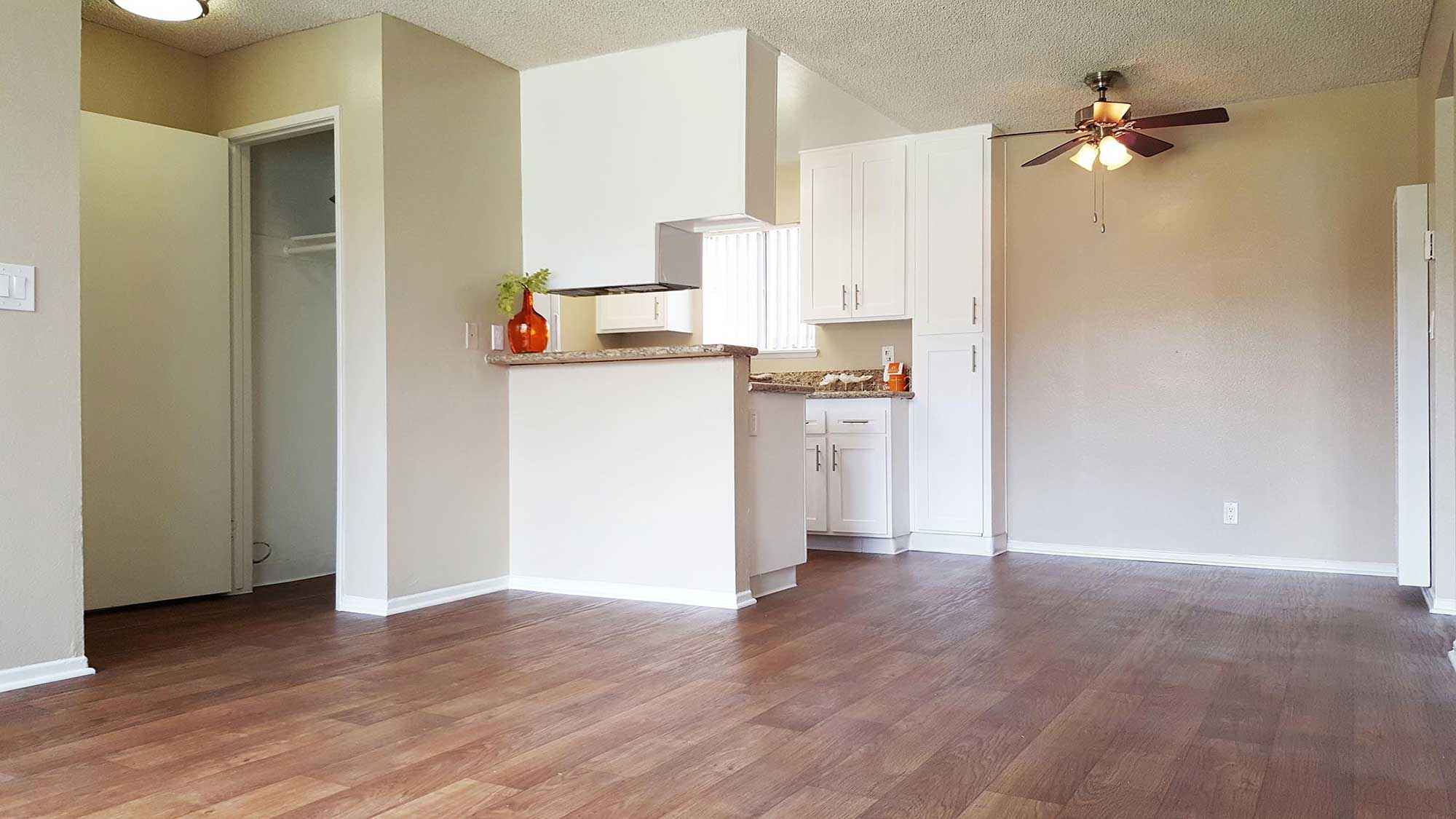 livingroom entrance closet dining area kitchen at Shadow Mountain